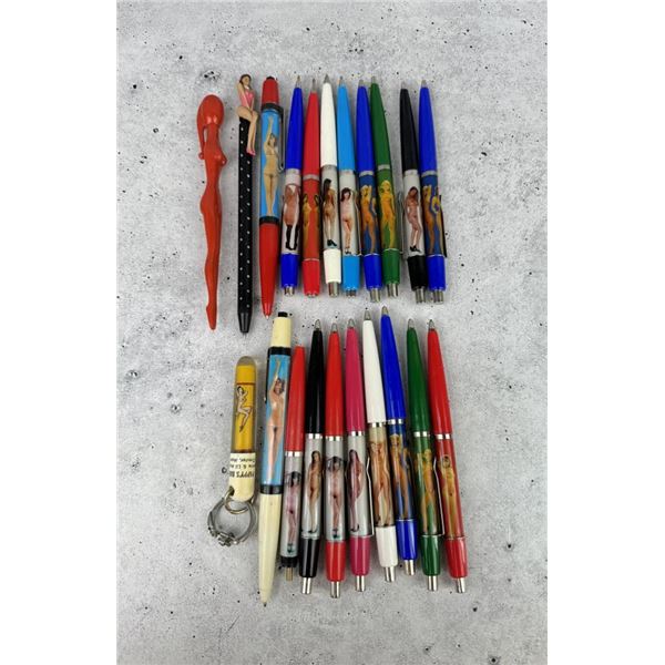 Collection Of Risque Nude Floaty Pens