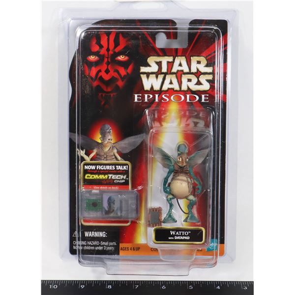 STAR WARS WATTO - EPISODE I FIGURE IN STAR CASE