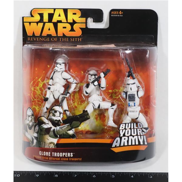 STAR WARS 3 FIGURES PER PACK OF ARMY BUILDING