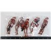 Image 1 : FIVE STAR WARS LOOSE FIGURES RED BATTLE DROIDS