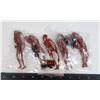 Image 1 : FIVE STAR WARS LOOSE FIGURES RED BATTLE DROIDS