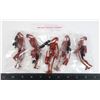 Image 1 : FIVE STAR WARS LOOSE FIGURES RED BATTLE DROIDS