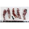 Image 1 : FIVE STAR WARS LOOSE FIGURES RED BATTLE DROIDS