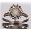 Image 3 : STERLING SILVER OPAL BLUE SAPPHIRE LADIES RING