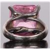 Image 2 : STERLING SILVER PINK TOURMALINE LADIES RING