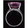 Image 3 : STERLING SILVER PINK TOURMALINE LADIES RING
