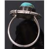 Image 3 : STERLING SILVER TURQUOISE NAVAJO LADIES RING
