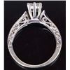 Image 4 : 10K WHITE GOLD DIAMOND LADIES RING