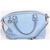 Image 2 : GUCCI DOME LARGE GG CHARM SATCHEL CALFSKIN BLUE