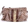 Image 1 : GUCCI CRYSTAL MONOGRAM COATED STRIPE TOTE BAG
