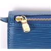 Image 2 : LOUIS VUITTON BLUE EPI MINI PEPILLION POCHETTE BAG