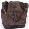 Image 1 : LOUIS VUITTON NOE PM MONOGRAM BLACK LEATHER BAG