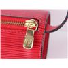 Image 3 : LOUIS VUITTON RED EPI MINI PEPILLION POCHETTE BAG