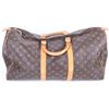 Image 2 : VINTAGE LOUIS VUITTON KEEPALL 55 LEATHER DUFFEL