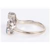 Image 2 : 14K WHITE GOLD TOPAZ, TUBY & AQUA LADIES RING
