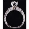 Image 4 : 14K WHITE GOLD DIAMOND NEIL LANE BAND SET W/ APR