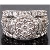 Image 3 : 14K WHITE GOLD NATURAL DIAMOND ENGAGEMENT SET