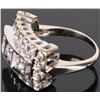 Image 2 : 14K WHITE GOLD DIAMOND LADIES RING