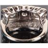 Image 3 : 14K WHITE GOLD DIAMOND LADIES RING