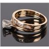 Image 3 : 14K YELLOW GOLD DIMAOND LADIES BRIDAL SET