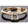Image 1 : 1.0CT PRINCESS-CUT 14K YELLOW GOLD LADIES RING