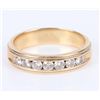 Image 1 : 14K YELLOW GOLD DIAMOND LADIES RING