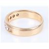Image 3 : 14K YELLOW GOLD DIAMOND LADIES RING