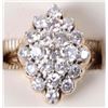 Image 1 : 14K YELLOW GOLD DIAMOND LADIES RING