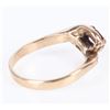 Image 3 : 14K YELLOW GOLD 0.25CT OVAL RUBY LADIES RING