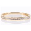 Image 1 : 10K YELLOW GOLD DIAMOND INSET LADIES RING