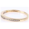 Image 2 : 10K YELLOW GOLD DIAMOND INSET LADIES RING