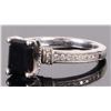 Image 1 : PLATINUM ~1.50CT BLACK DIAMOND LADIES RING