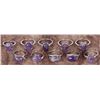GENUINE AMETHYST MEN'S & LADIES RINGS (10)
