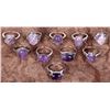 Image 1 : GENUINE AMETHYST MEN'S & LADIES RINGS (10)