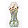 Image 1 : STEVEN LUNDBERG STUDIOS SWIRL ART GLASS MINI VASE