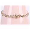 Image 2 : 10K YELLOW & WHITE GOLD LADIES DIAMOND BRACELETS