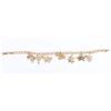 Image 2 : 14K YELLOW GOLD LADIES CHARM BRACELET