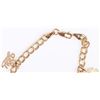Image 6 : 14K YELLOW GOLD LADIES CHARM BRACELET