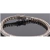 Image 3 : STERLING SILVER CUBIC ZIRCONIUM TENNIS BRACELET