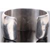 Image 2 : AJ SIGNED STERLING SILVER TURQUOISE CUFF BRACELET
