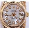 Image 1 : LADIES 18K YELLOW GOLD ROLEX PRESIDENT WRISTWATCH