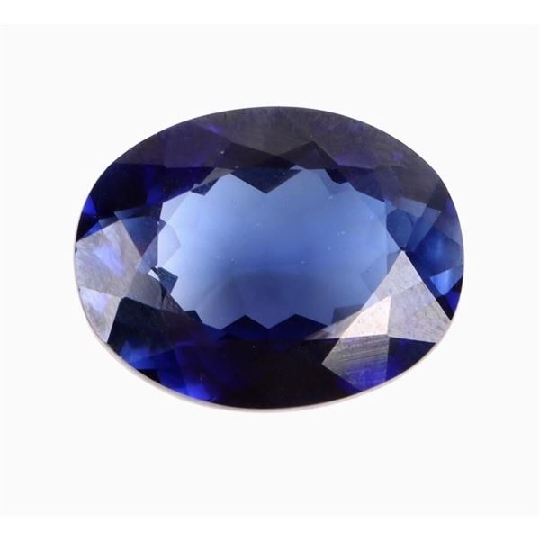 25.00CT LARGE OVAL-CUT SAPPHIRE W/ GIE CERT