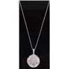 Image 2 : 3.0CTW VS2-SI1 DIAMOND 14K WHITE GOLD NECKLACE