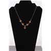 Image 2 : STERLING SILVER FLORAL AMBER LADIES NECKLACE