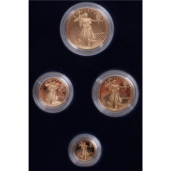 1990 GOLD AMERICAN EAGLE BULLION COINS PROOF SET