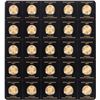 Image 1 : .9999 FINE CANADIAN MAPLEGRAM25 MINI GOLD COINS