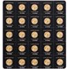 Image 2 : .9999 FINE CANADIAN MAPLEGRAM25 MINI GOLD COINS