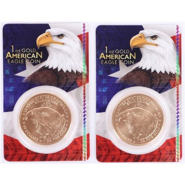 .9999 FINE GOLD 1 OZT 2024 AMERICAN EAGLE COINS