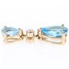 Image 2 : 14K YELLOW GOLD LADIES PENDANT TOPAZ GEMSTONE