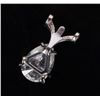 Image 3 : 1CT PEAR CUT DIAMOND 18K WHITE GOLD LADIES PENDANT